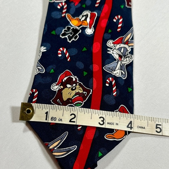 Looney Tunes 1993 Christmas Tie 🎄​​ - Picture 3 of 6